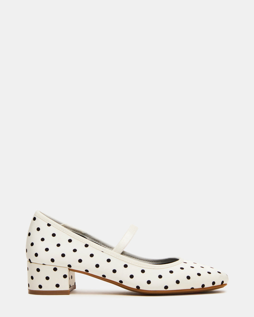 MURAL Polka Dot Mary Jane Block Heel Square-Toe Women's Heel | Steve Madden for Sale