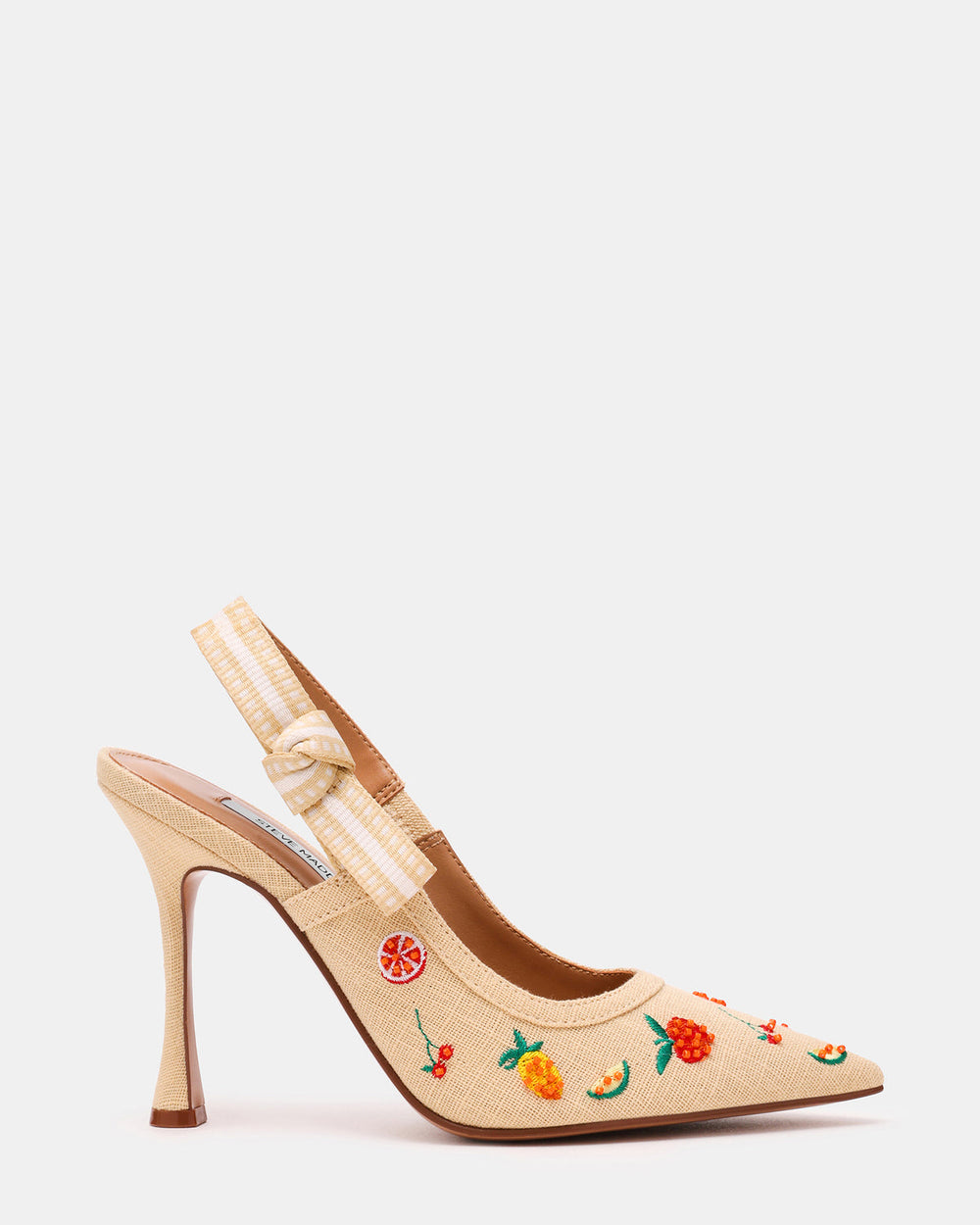 BRI Raffia Fruit Multi Slingback Pump Women's Heel | Steve Madden near me