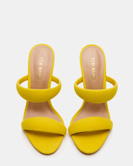 SATURN Yellow Stiletto Mule Women's Heel | Steve Madden discount