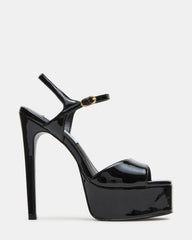 COLOGNE Black Patent Platform Stiletto Women's Heel | Steve Madden online