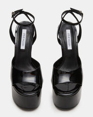 OLYSSIA Black Platform Stiletto Ankle Strap Women's Heel | Steve Madden online