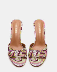 KENDRIX Pink Print Women's Mule Heel | Steve Madden near me