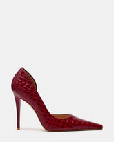 ELEGANT Red Crocodile Pointed-Toe Stiletto Pump Women's Heel | Steve Madden discount