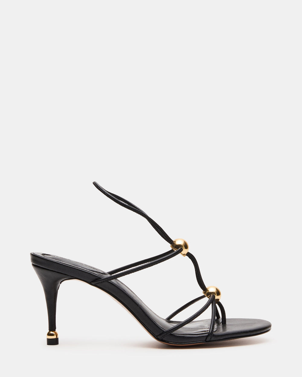 RAMOS Black Strappy Stiletto Women's Heel | Steve Madden outlet