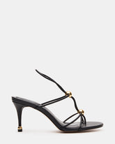 RAMOS Black Strappy Stiletto Women's Heel | Steve Madden outlet