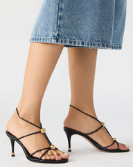 RAMOS Black Strappy Stiletto Women's Heel | Steve Madden outlet