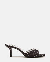 KENDRIX Black/White Mule Stiletto Women's Heel | Steve Madden Sale