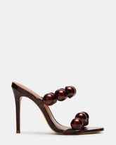 SATURN Beads Tortoise Stiletto Mule Women's Heel | Steve Madden US
