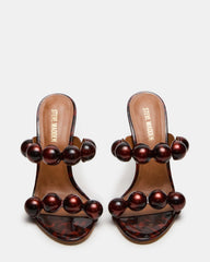 SATURN Beads Tortoise Stiletto Mule Women's Heel | Steve Madden US