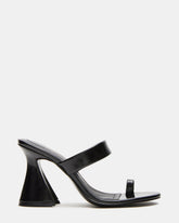 RENIE Black Women's Open Toe Mule Heel | Steve Madden for Sale