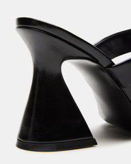 RENIE Black Women's Open Toe Mule Heel | Steve Madden for Sale