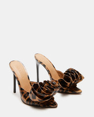 AFFINITY Leopard Patent Women's Multi Pointed-Toe Stiletto Mule Heel | Steve Madden online