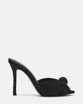 PRIYA Black Rhinestones Mule Women's Heel | Steve Madden Sale