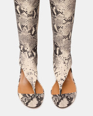 RELENTLESS Snake Thong Open-Toe Boot Shaft Women's Heel | Steve Madden online