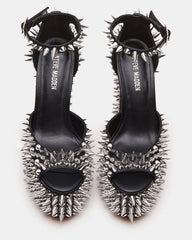 PUNK Black Platform Moto Block Heel Women's Heel | Steve Madden discount
