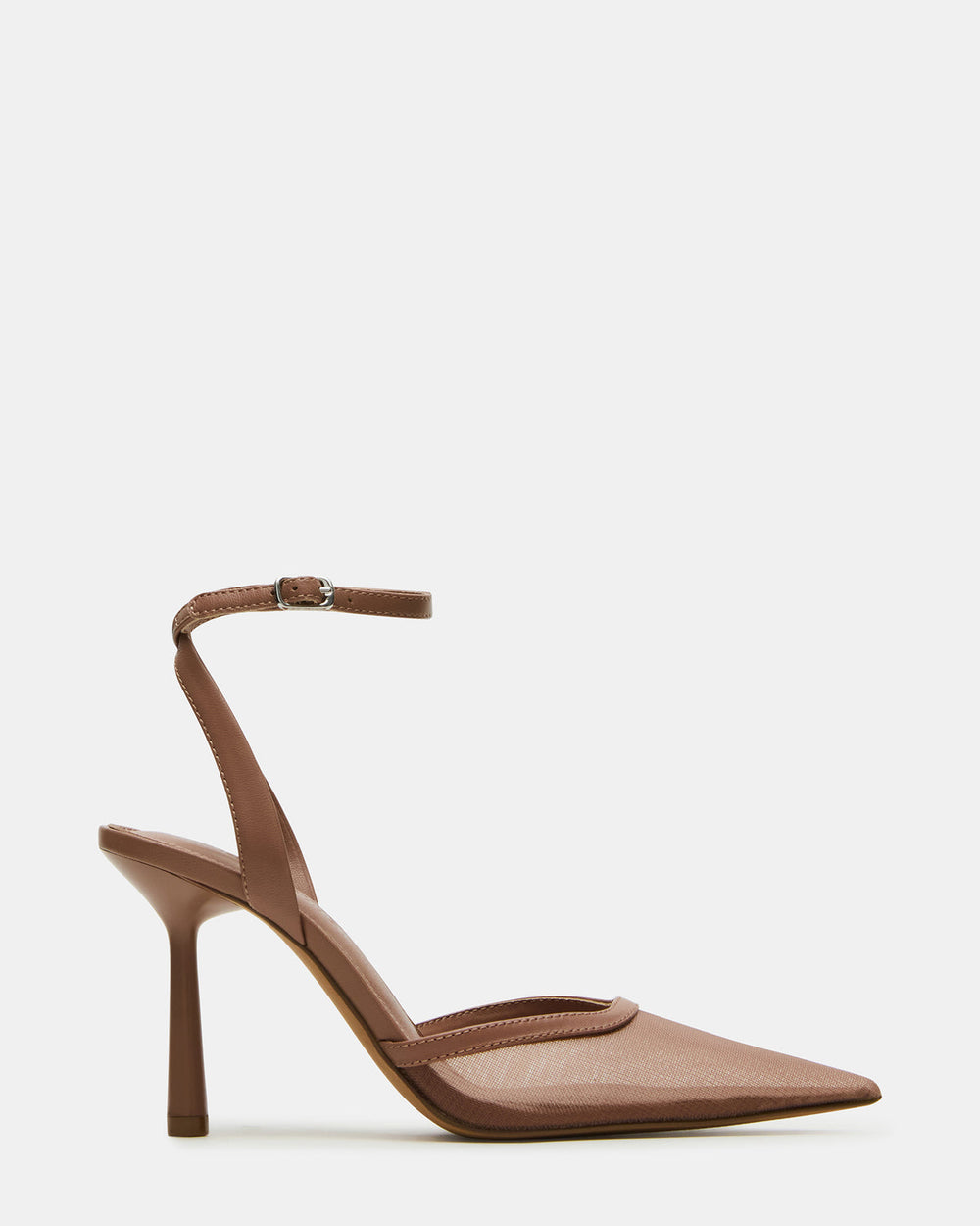 ALLIANCE Mesh Mocha Pointed-Toe Pump Women's Heel | Steve Madden outlet