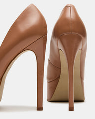 IVES Blush Box Leather Platform Square-Toe Stiletto Women's Heel | Steve Madden online