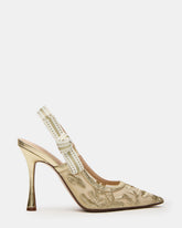 BRI Gold Multi Slingback Pump Women's Heel | Steve Madden US