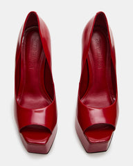 IVES Red Box Platform Square-Toe Stiletto Women's Heel | Steve Madden Sale
