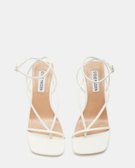 ANNIE White Women's Strappy Square Toe Heel | Steve Madden near me