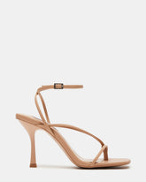ANNIE Natural Women's Strappy Square Toe Heel | Steve Madden US