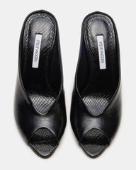 AGAZE Black Peep-Toe Stiletto Women's Heel | Steve Madden online