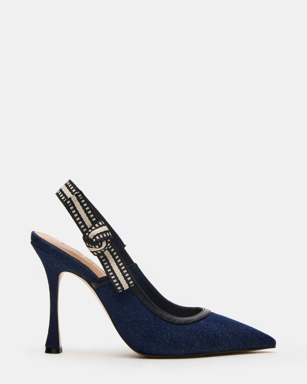 BRI Dark Denim Slingback Pump Women's Heel | Steve Madden Sale
