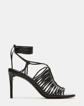 BRISTOWE Black Strappy Stiletto Heel | Women's Heels | Steve Madden for Sale