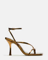ANNIE Bronze Women's Strappy Square Toe Heel | Steve Madden for Sale