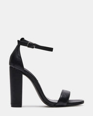 CARRSON Black Leather Women's Heel | Steve Madden outlet