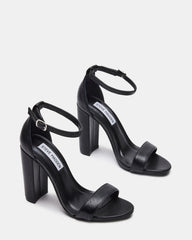 CARRSON Black Leather Women's Heel | Steve Madden outlet