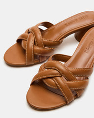 MARANO Tan Leather Women's Mule Block Heel | Steve Madden near me