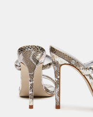 SATURN Snake Stiletto Mule Women's Heel | Steve Madden Sale