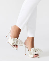 AFFINITY White Patent Pointed-Toe Stiletto Mule Women's Heel | Steve Madden near me