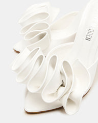 AFFINITY White Patent Pointed-Toe Stiletto Mule Women's Heel | Steve Madden near me