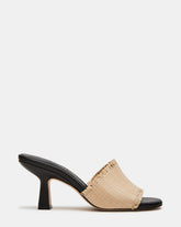 CRESCENT Raffia Square Toe Mule Heel | Women's Heels | Steve Madden for Sale