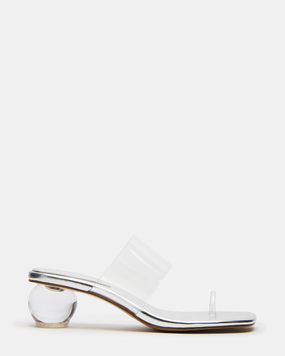 GLINDA Clear Women's Square-Toe Mule Heel | Steve Madden online