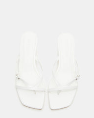 JANA White Strappy Mule Kitten Heel | Women's Heels | Steve Madden for Sale