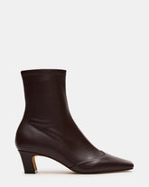 JETER Brown Square-Toe Women's Ankle Boot | Steve Madden outlet