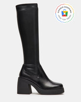 BERKLEIGH Black Women's Knee High Boot | Steve Madden discount