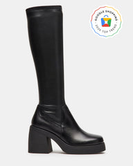 BERKLEIGH Black Women's Knee High Boot | Steve Madden discount