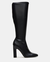 ARIA Black Wide Calf Knee-High Women's Boot | Steve Madden Sale