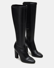 ARIA Black Wide Calf Knee-High Women's Boot | Steve Madden Sale