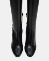 ARIA Black Wide Calf Knee-High Women's Boot | Steve Madden Sale