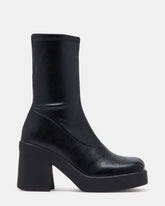 KLAYTON Black Platform Ankle Boot | Women's Booties | Steve Madden discount