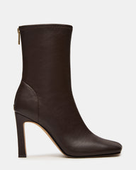 KHELAN Brown Square-Toe Heeled Women's Ankle Boot | Steve Madden for Sale