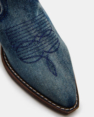 ALBANY Denim Fabric Pointed-Toe Women's Western Boot | Steve Madden discount