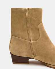 DEFINE Taupe Suede Square-Toe Women's Ankle Boot | Steve Madden online