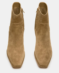 DEFINE Taupe Suede Square-Toe Women's Ankle Boot | Steve Madden online