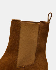 KAPLAN Camel Suede Chelsea Block Heel Women's Ankle Boot | Steve Madden online